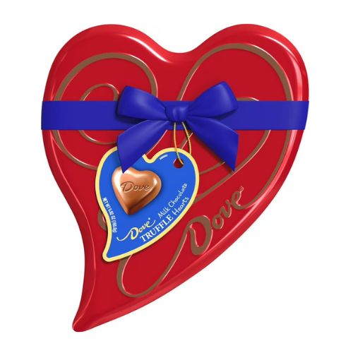 DOVE Milk Chocolate Truffle Hearts